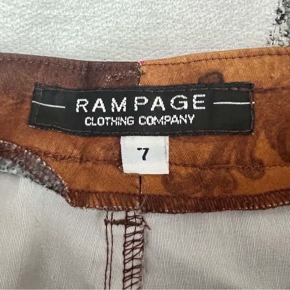 Vintage Rampage Printed Boho Western Flare Low Rise Pants - Picture 6 of 6